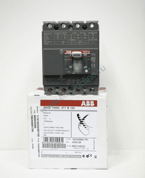    ABB  XT1B 160 TMD 16-450 4p F F 1SDA066810R1
