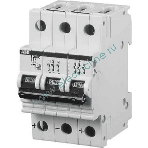 Автоматический выключатель для постоянного тока 3-полюсный S283UCZ0.5