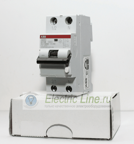 Дифференциальный автоматический выключатель  DS201 C16 A10
