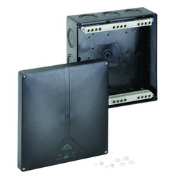 Распределительная коробка Abox-i 350-35,0/sw 250х250х115 12 вводов IP65 с 5-полюсной клеммой 25/35 мм2 черная