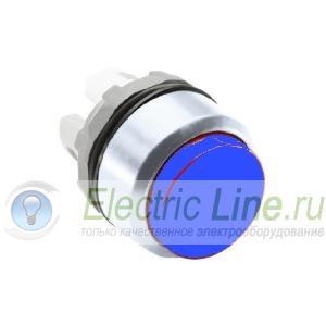 Кнопка MP4-20L синяя выступающая (только корпус) без подсветки с фиксацией