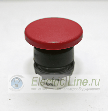Кнопка MPM1-10R ГРИБОК красная (только корпус) без фиксации 40мм