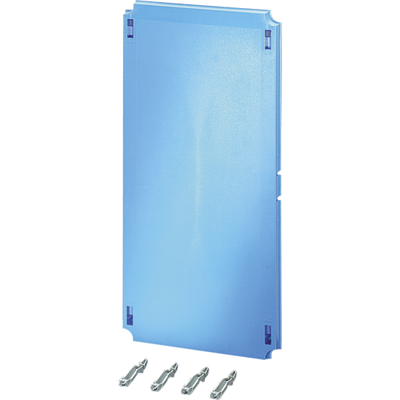 Mi EP 04 - Пластрон защиты от прикосновения или монтажа приборов с крепежом, 586х286 мм, материал термопласт, цвет синий, для Mi 04...