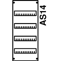Панель для модульных устройств 1V0A 1ряд/4 дин-рейки