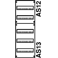 Панель для модульных устройств 1V1A 1ряд/5 дин-реек